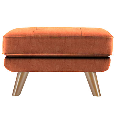 G Plan Vintage The Fifty Three Footstool Velvet Copper G Plan Vintage The Fifty Three Footstool Velvet Copper